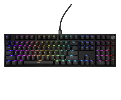 Klawiatura Genesis Thor 404 Outemu Peach Silent Czarna